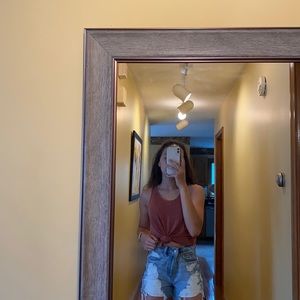 American Eagle XS Rust Colored Tank